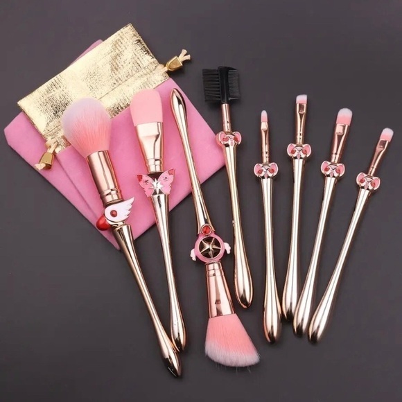 Cardcaptor Sakura Other - 🔥SALE🔥 Cardcaptor Sakura 8 Piece Anime Makeup Brush Set